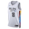 Dres Brooklyn Nets Yuta Watanabe 18 Nike 2022-23 City Edition Bijela Swingman